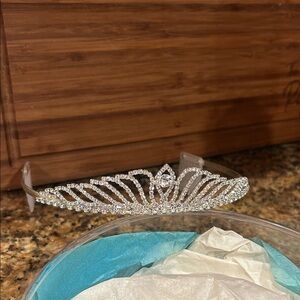 Symphony Bridal Silver Tiara